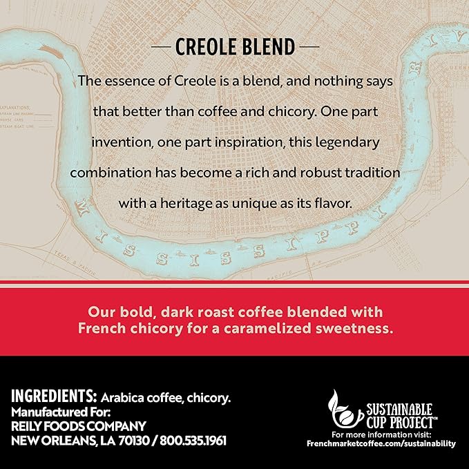 French Market Coffee & Chicory Medium-Dark Roast Single Serve Coffee Pods, 12ct Box (Pack of 3)