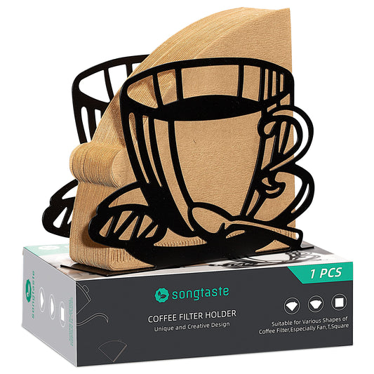 1 Pcs Coffee Filter Holder, Coffee Paper Storage Rack for Filter Paper
