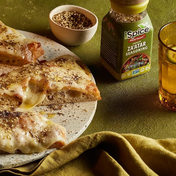 iSpice - Sugar-Free ZATAR SEASONING World Flavor Super Spice Blend | All Natural | Ready to use as is | No preparation is necessary