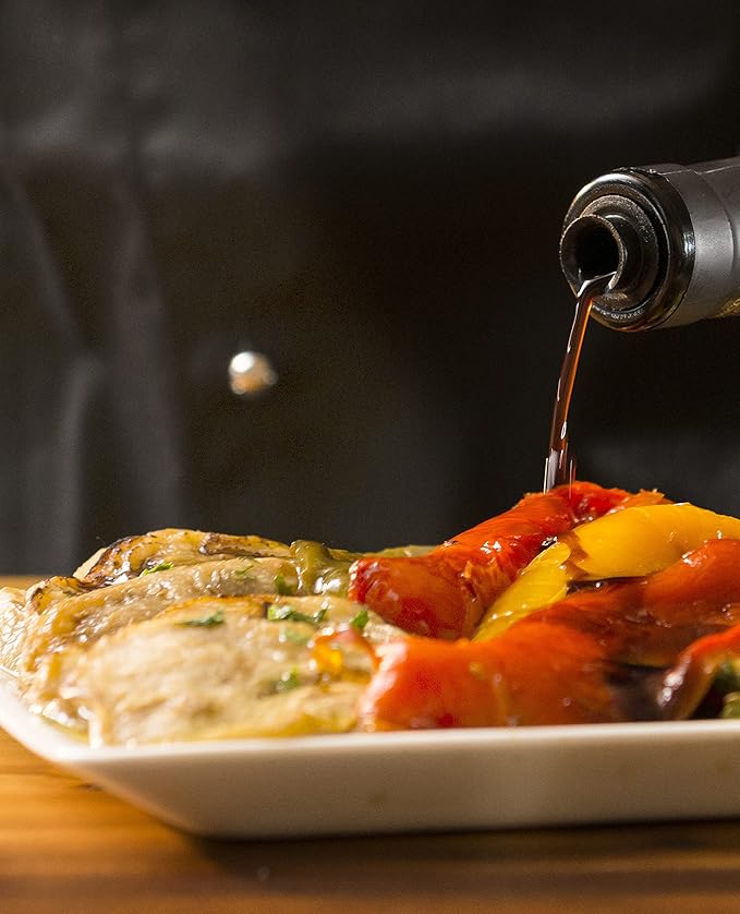 Giuseppe Cremonini OU Kosher Balsamic Vinegar Di Modena, IGP Certified, Consortium certified, oak aged, 3 levels of density, Caramel free, Cooked grape must and wine vinegar only (Glaze)