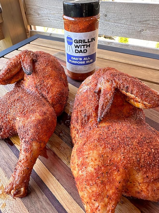 Grillin With Dad All Purpose Rub - Great Tasting All Purpose Seasonings - Best BBQ Rubs for Grilling & Smoking - BBQ Seasoning Rub