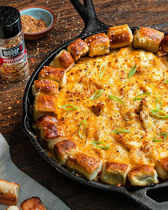 Weber Classic Grilling Spice Set with Roasted Garlic & Herb, Kick'n Chicken, Cowboy, and Garlic Parmesan Seasonings