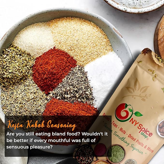NY SPICE SHOP Kofta Seasoning Mix - Spice Packets for Meat Balls in Spicy Curry - Perfect for Kofta Kebabs,Grilling BBQ and Meat Kebab ??6 Ounce