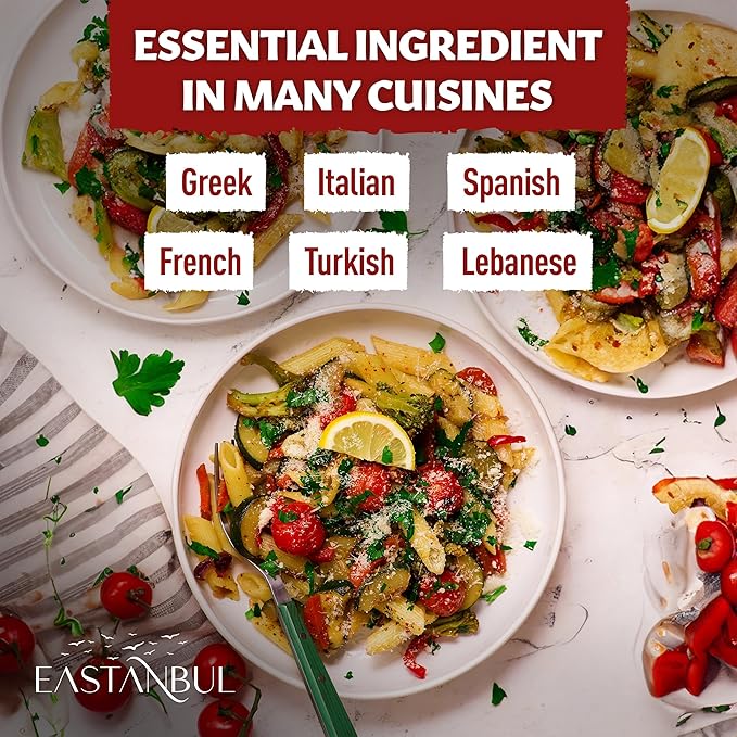 Eastanbul Mediterranean Seasoning, 5.29oz, Mediterranean Spice Blend, Herb & Salt Blend, Spiced Sea Salt and Herb Seasoning For Food, No Filler, No MSG, Vegan, Gluten Free
