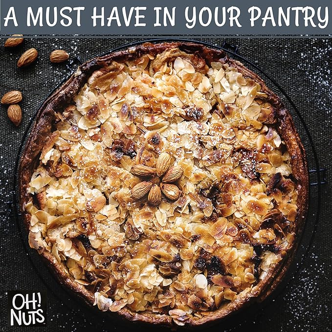 Oh! Nuts Almonds - Roasted Unsalted - 2 lb - Packed in New York Zip-Seal Bag for Exceptional Freshness