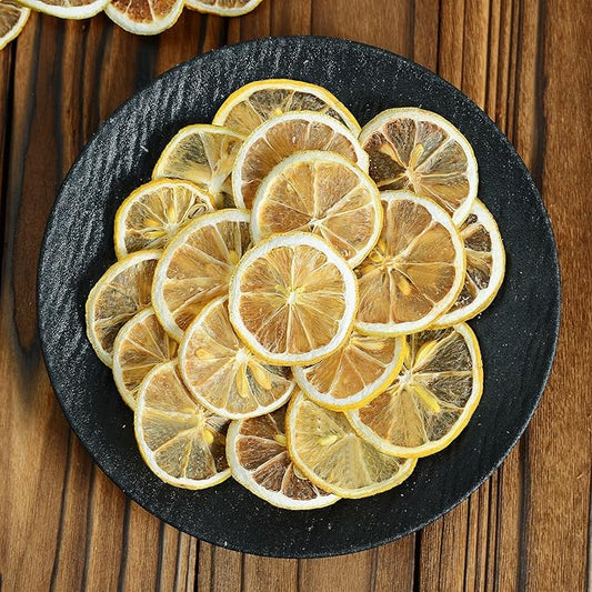 Dried Lemon Slices,3oz/85g, Dehydrated Fruit Slices For Cocktails,100% Natural No Additives No Sugar Added,Natural And Pure Taste,Fruit Tea,Cake Decorative Wheels, Crafts Decor,Dried Citrus
