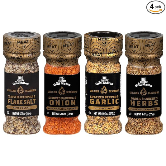 McCormick Grill Mates Grilling Seasoning Variety Pack, 4 count