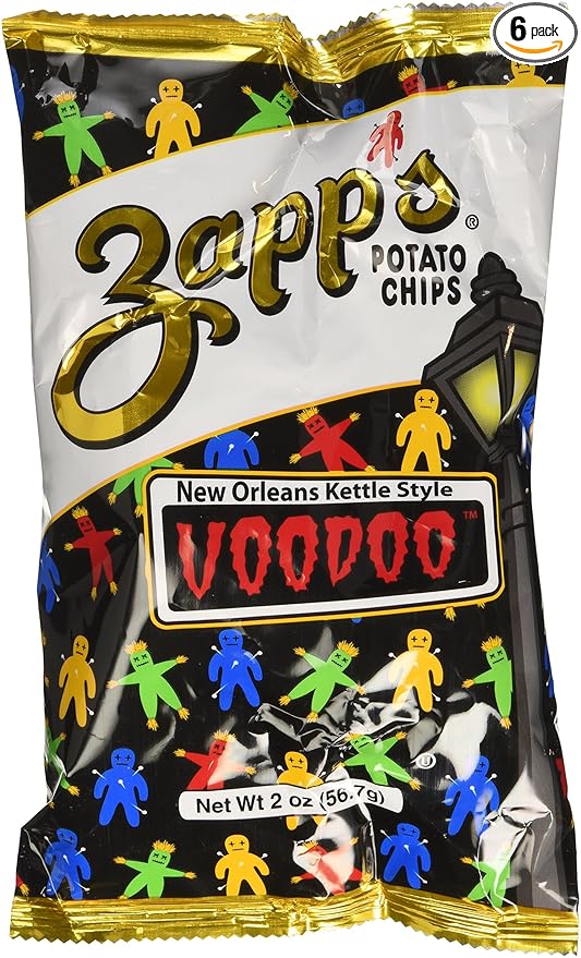 Zapps Potato Chips - Voodoo - 2 oz (Pack of 6)