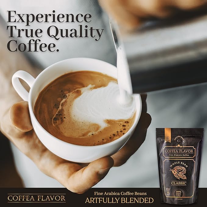 Premium Coffee Beans ??Organic Whole Bean Coffee, 100% Arabica, Single Origin, Medium Roast, Balanced Acidity ??by Coffea Flavor