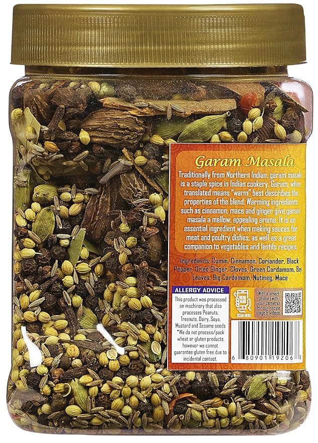 Rani Garam Masala Indian 11 Whole Spices Blend 10oz (283g) PET Jar ~ All Natural, Salt-Free | Vegan | No Colors | Gluten Friendly | NON-GMO | Kosher | Indian Origin