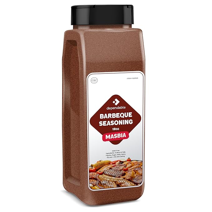 Dependable Food BBQ Spice Mix - 18 oz. Resealable Pouch - Non-GMO, Kosher – Perfect Blend for Grilling, Smoking, and Roasting