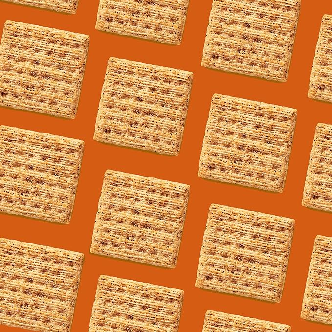 Triscuit Four Cheese & Herb Whole Grain Wheat Crackers, Lunch Snacks, Bulk Snack Crackers, 6 - 8.5 oz Boxes