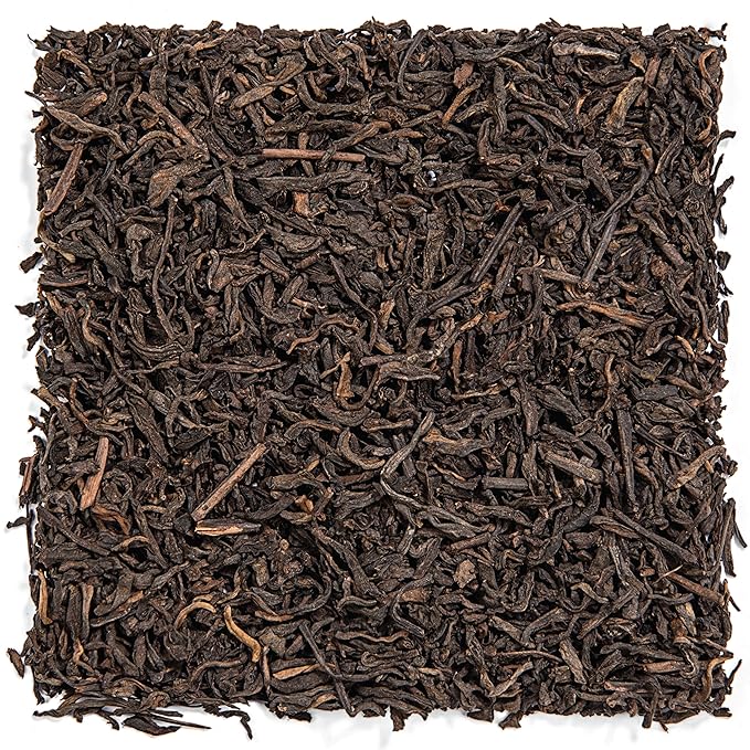 Tealyra - Ripe Pu'erh Tea - 5 Years Aged Loose Leaf - Caffeine Level High - 100% Naturally Processed - Aged Black Tea Pu Er - 450g (16-ounce)
