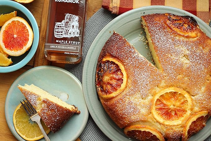 Runamok Organic Bourbon Barrel Aged Maple Syrup - Vermont Maple Syrup, Pure Maple Syrup for Cocktails, Cheese Pairing & Perfect To Be Used As Pancake Syrup, Maple Syrup Organic | 8.45 Fl Oz (250mL)