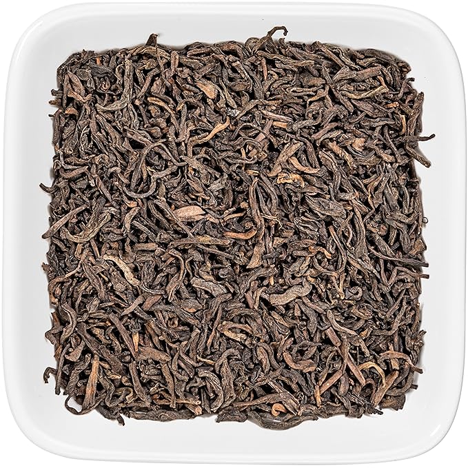 Tealyra - Ripe Pu'erh Tea - 5 Years Aged Loose Leaf - Caffeine Level High - 100% Naturally Processed - Aged Black Tea Pu Er - 224g (8-ounce)