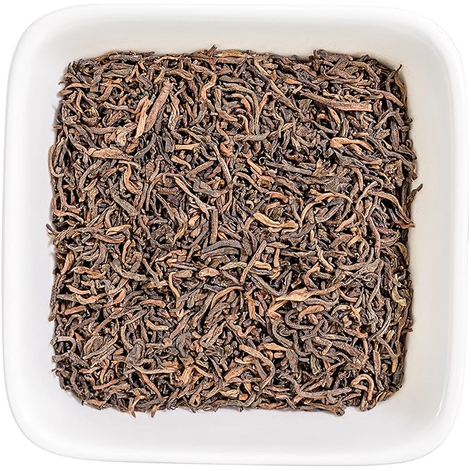 Tealyra - Ripe Pu'erh Tea - 20 Years Aged Loose Leaf from Yunnan - China - 100% Natural - Caffeine Level High - Aged Black Tea Pu Er - 220g (8-ounce)