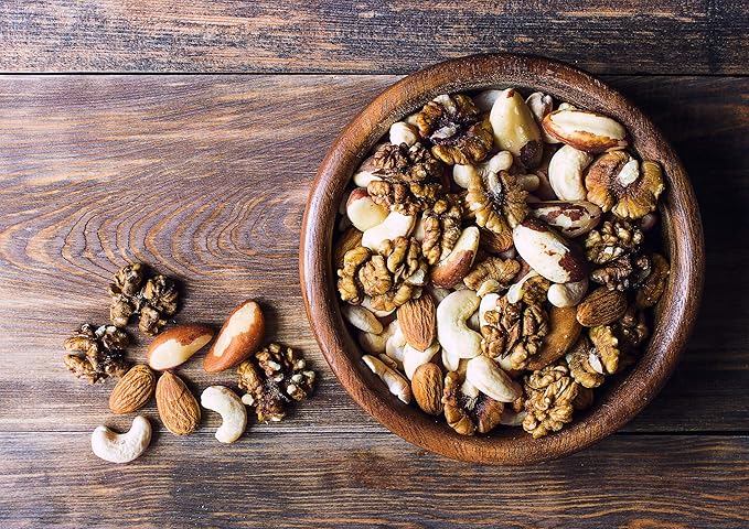 Food to Live Organic Mixed Raw Nuts, 2 Pounds ??Cashews, Brazil Nuts, Walnuts, Almonds, Non-GMO, Kosher, Vegan, Unsalted, Bulk