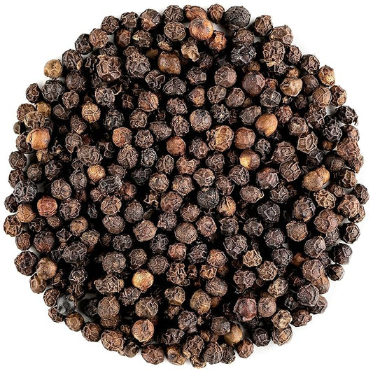 Black Pepper Whole Corns Organic - Gourmet Black Peppercorn - Black Peppercorns For Grinder Refill - Grinder Peppers Peppercorns Whole Pepper Corns Pepper Corn For Grinding Pepper Whole Pepercorn