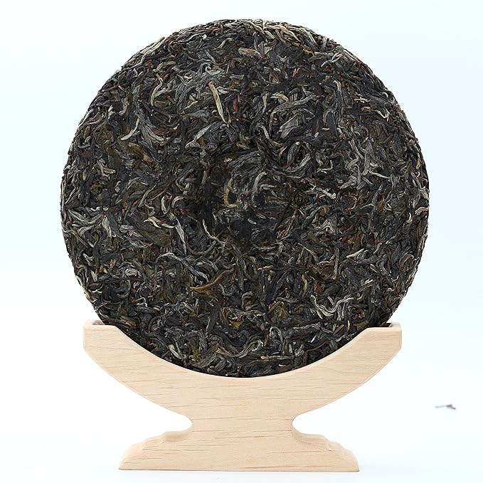Yunnan Pu'er Tea, 357 Grams, Raw (Ding Jia Zhai) Raw PU'ER, Aged Fermented Puerh Tea, Chinese Sheng Black Tea for Daily Drink and Gift