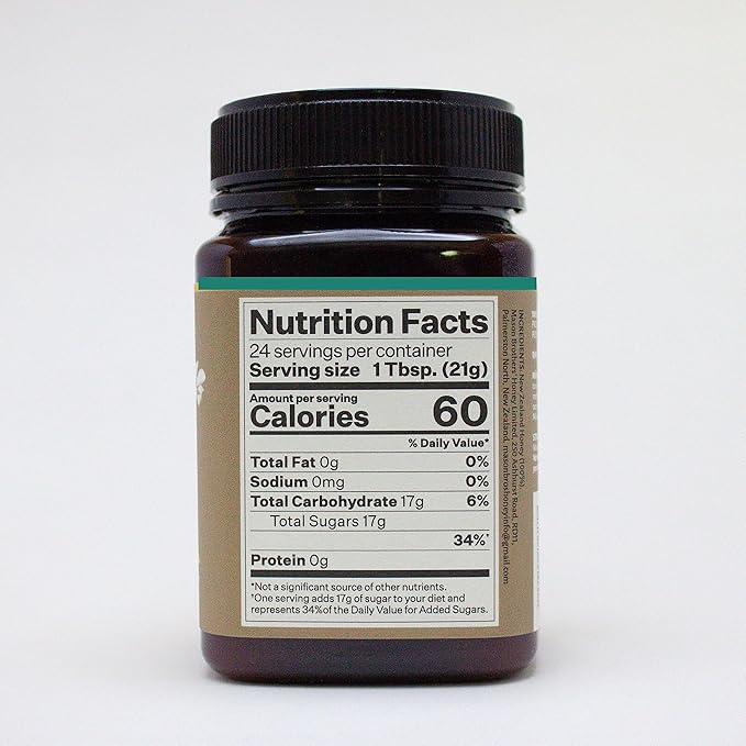 Mason Brothers’ MGO 100+ Raw Mānuka honey New Zealand - Authentic MGO certified traceable pure honey non- GMO (1.1 pound)